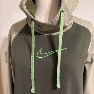 Nike Therma-Fit Unisex Hooded Sweatshirt Long Sleeve Pullover‎ Zip Pockets S EUC